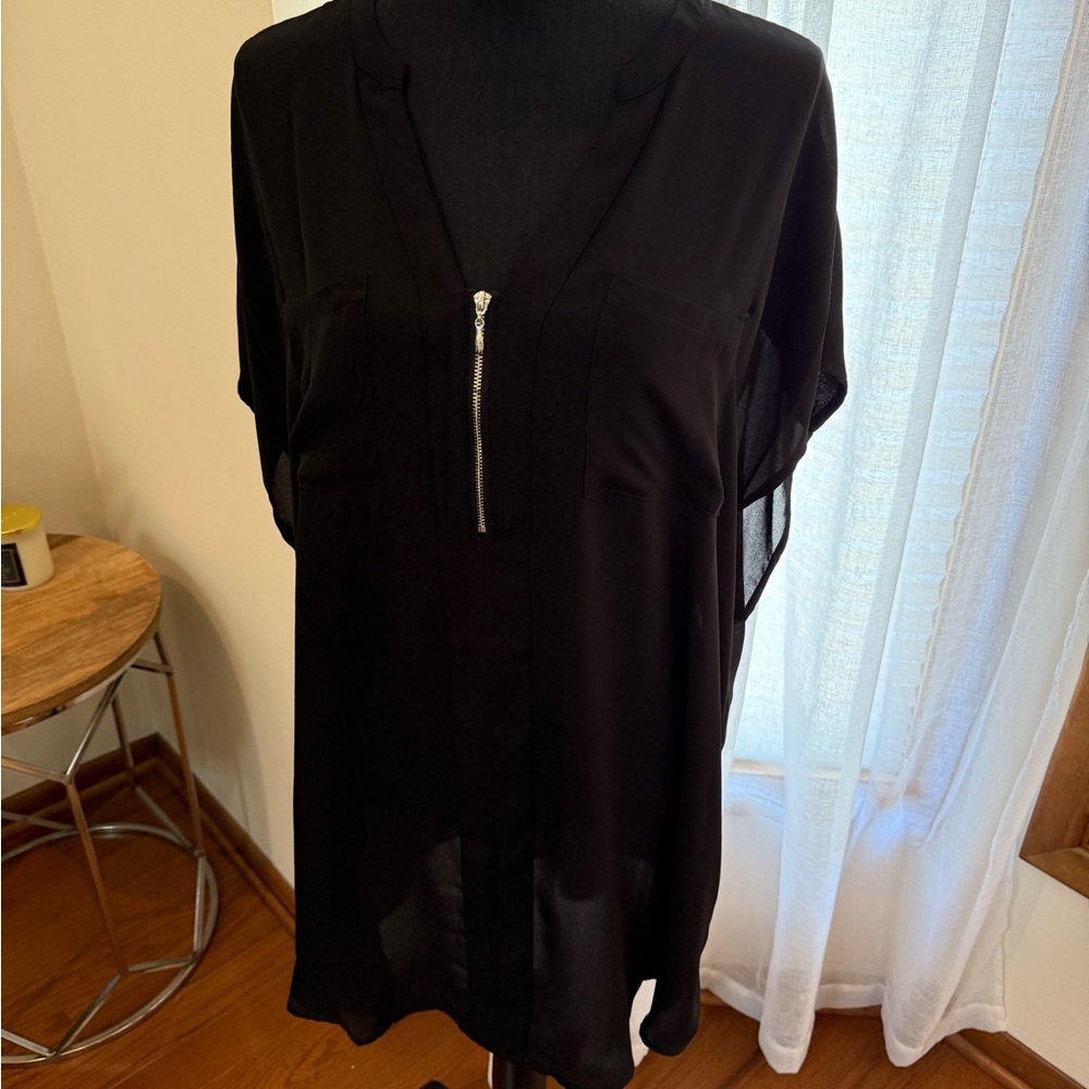 Elegant Black Women's Top